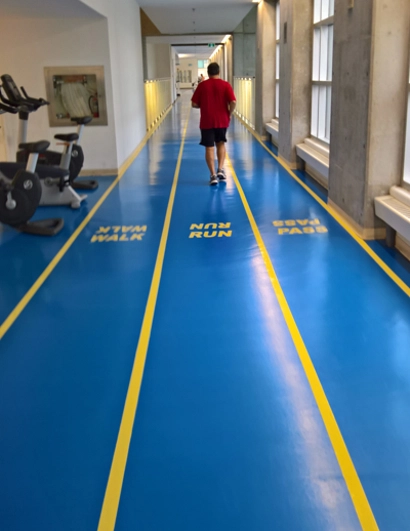 Photo Mississauga, YMCA inside track run with Champ Track surface